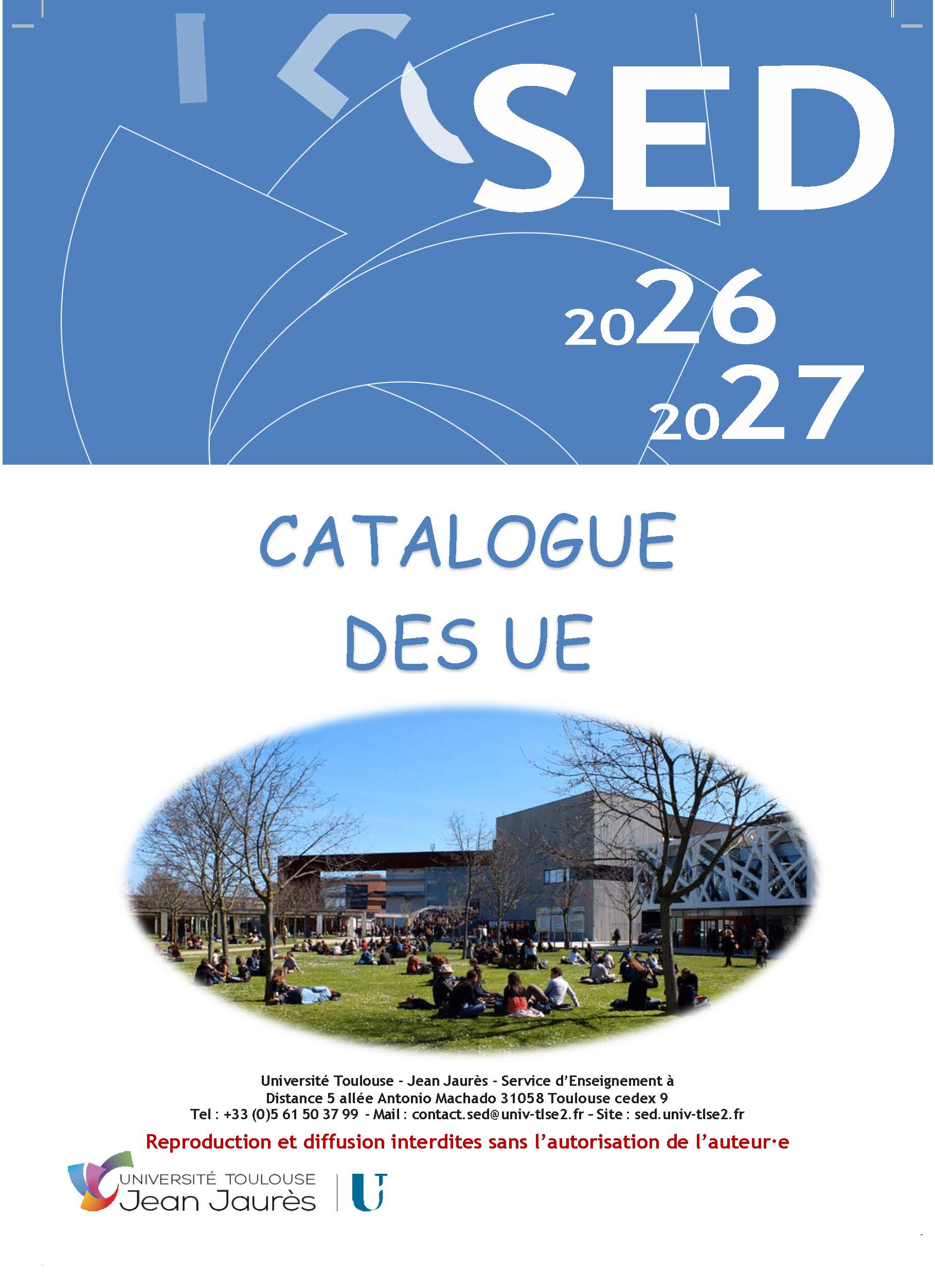 page de catalogue